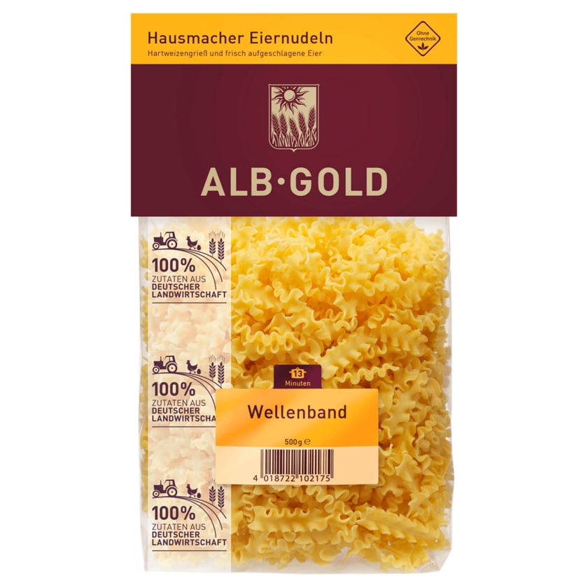 Alb-Gold Wellenbandnudeln 500g